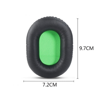 2 PCS Headset Sponge Cover For Razer V2, Colour: Black Skin Green Net - Earmuff & Pad by PMC Jewellery | Online Shopping South Africa | PMC Jewellery