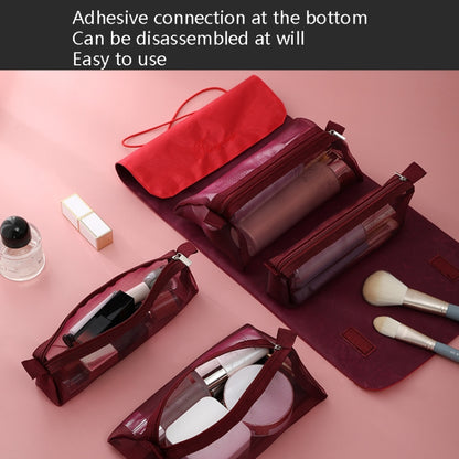 4 In 1 Multi-Function Cosmetics Storage Bag Removable Large Capacity Travel Convenient Cosmetic Bag Wash Bag, Colour: Upgrade Pink - Storage Boxes by PMC Jewellery | Online Shopping South Africa | PMC Jewellery