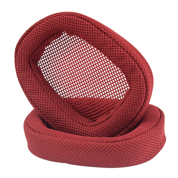 2 PCS Suitable for Logitech G433 G Pro Headphone Cover Sponge Cover Earmuffs(Red Grid) - Earmuff & Pad by PMC Jewellery | Online Shopping South Africa | PMC Jewellery