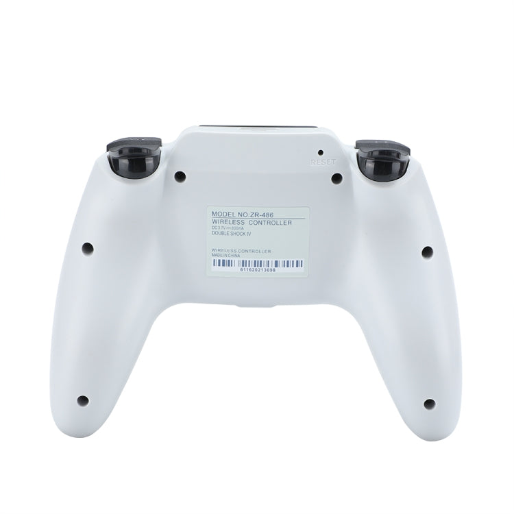 ZR486 Wireless Game Controller For PS4, Product color: White - Gamepads by PMC Jewellery | Online Shopping South Africa | PMC Jewellery