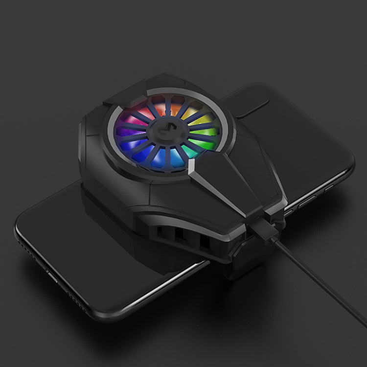 MEMO DL06 Semiconductor Cooling Mobile Phone Radiator with Colorful Lights - Cooling Fan Radiator by PMC TechLife | Online Shopping South Africa | PMC TechLife