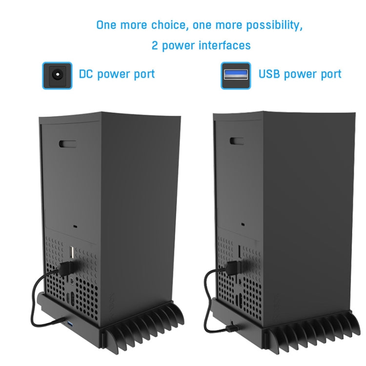JYS X133 Multi-Function Cooling Base + Game Disc Storage For XBOXSeries X Host(Black) - Holder by JYS | Online Shopping South Africa | PMC TechLife