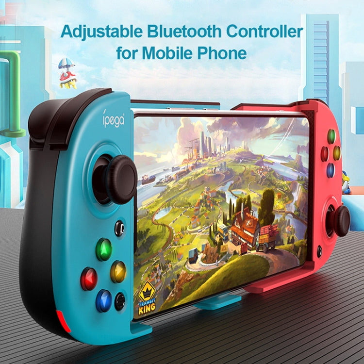 IPEGA PG-9217 Stretching Bluetooth Wireless Mobile Phone Direct Connection For Android / iOS / Nintendo Switch / PC / PS3 Game Handle(Blue Red) - Gamepads by IPEGA | Online Shopping South Africa | PMC Jewellery | Buy Now Pay Later Mobicred