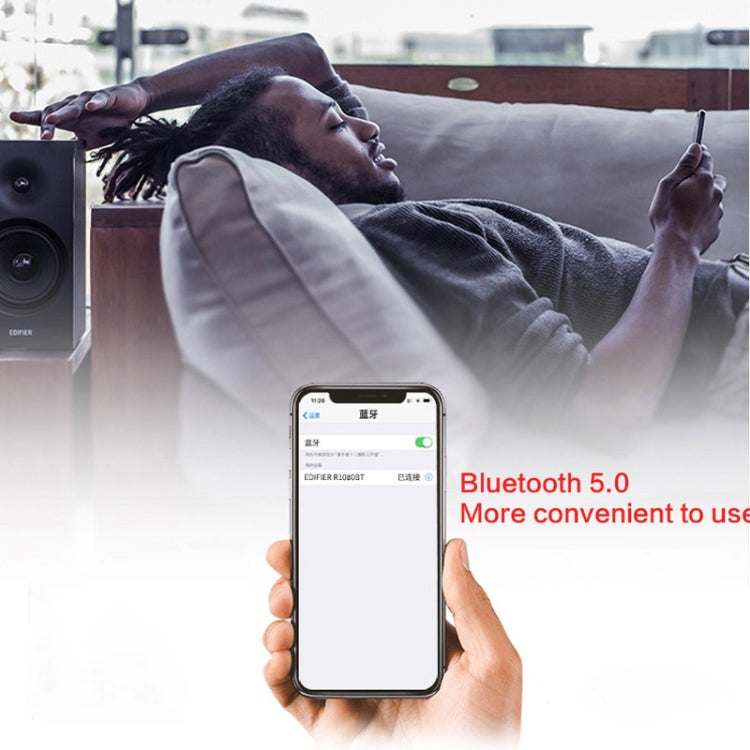 Edifier R1080BT Bluetooth Desktop Speaker, US Plug(White) - free shipping - PMC TechLife - Order now!