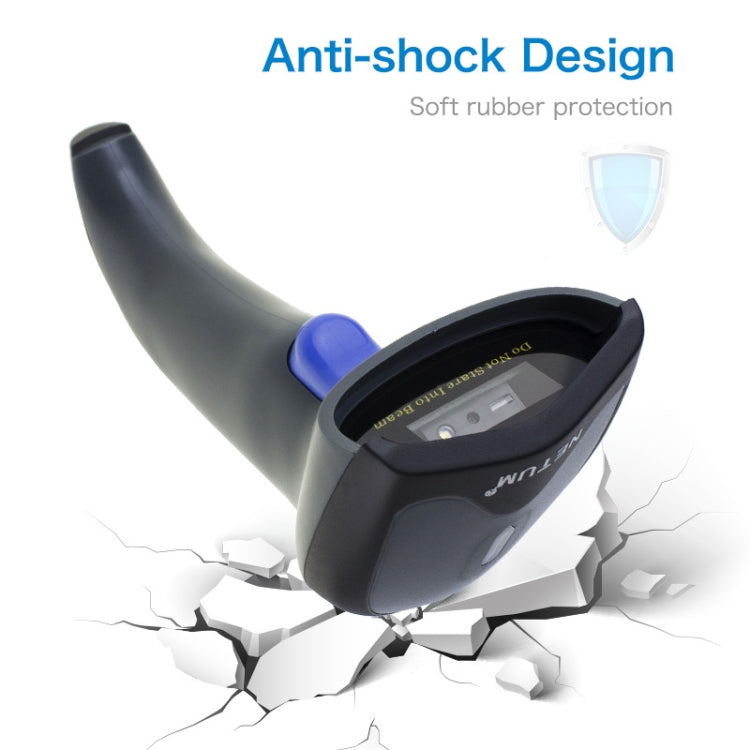 NETUM High-Precision Barcode QR Code Wireless Bluetooth Scanner, Model: Bluetooth + 2.4G + Wired - free shipping - PMC TechLife - Order now!