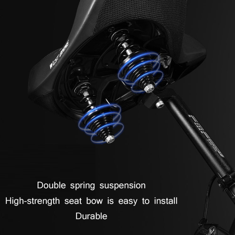 WEST BIKING Bicycle Riding Big Butt Comfortable Saddle(Black Groove) - free shipping - PMC TechLife - Order now!