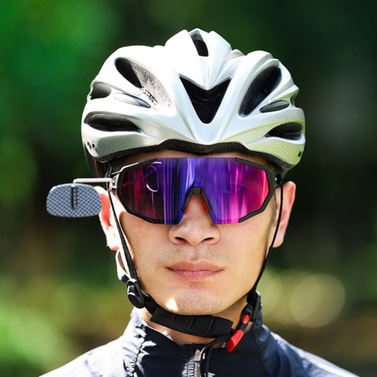 WEST BIKING Bicycle Riding Glasses Mini Rearview Mirror Multi-Angle Adjustable Flat Mirror(Black) - free shipping - PMC TechLife - Order now!