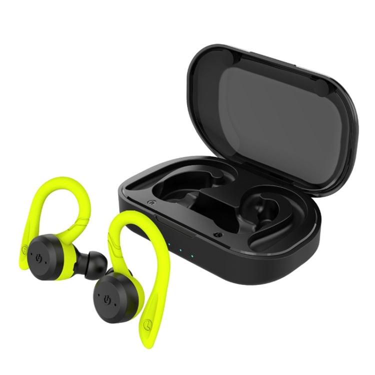 BE1032 Ear-mounted Waterproof Sports TWS Wireless Bluetooth Earphone(Fluorescent Green) - TWS Earphone by PMC TechLife | Online Shopping South Africa | PMC TechLife