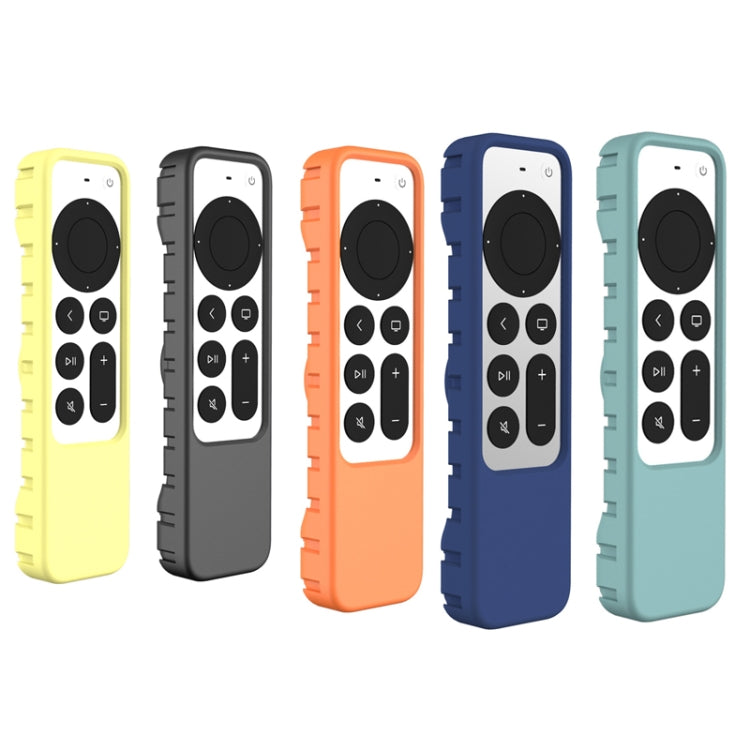 2 PCS Remote Control All-Inclusive Protective Cover, Applicable Model: For Apple TV 4K(Black) - Remote Control Covers by PMC TechLife | Online Shopping South Africa | PMC TechLife