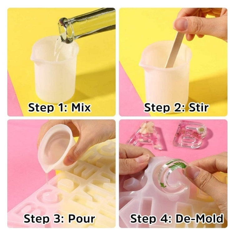 111PCS/Set DIY Mirror Silicone Pendant Mold, Crystal Epoxy Key Pendant Set(Mold) - Arts & Crafts by PMC TechLife | Online Shopping South Africa | PMC TechLife