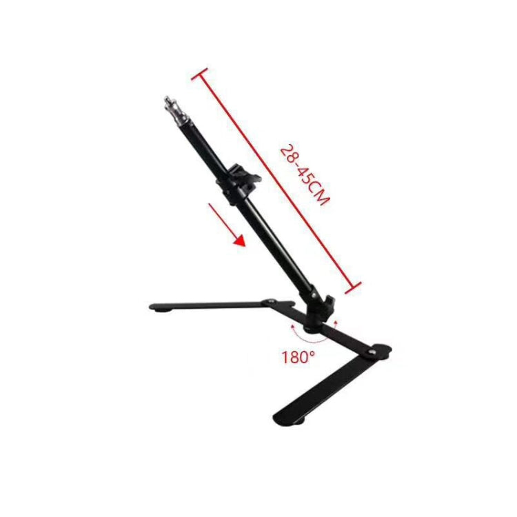 Overhead Shooting Bracket Ring Fill Light Set Live Beautifying LED Light Stand(Overhead Shot Bracket + Lamp) - Selfie Light by PMC TechLife | Online Shopping South Africa | PMC TechLife