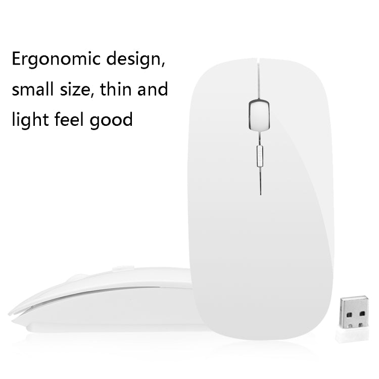 MF-822 2.4G Wireless Mouse 4 Keys Mute Office Ultra-Thin Mouse(Black) - Wireless Mice by PMC Jewellery | Online Shopping South Africa | PMC Jewellery