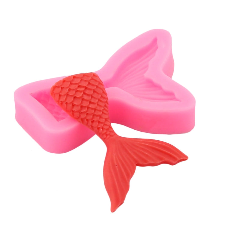 Mini Mermaid Tail Liquid Silicone Mold Fondant Baking Mold, Specification: Large (Pink) 15-94 - Food Molds by PMC Jewellery | Online Shopping South Africa | PMC Jewellery