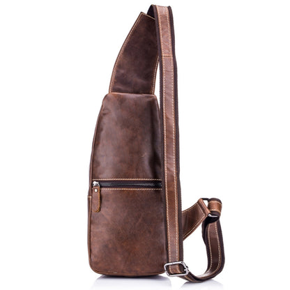 BULL CAPTAIN 019 Retro Men Leather Crossbody Shoulder Bag First-Layer Cowhide Chest Bag, Colour: Gray Brown - Single-shoulder Bags by BULL CAPTAIN | Online Shopping South Africa | PMC Jewellery | Buy Now Pay Later Mobicred