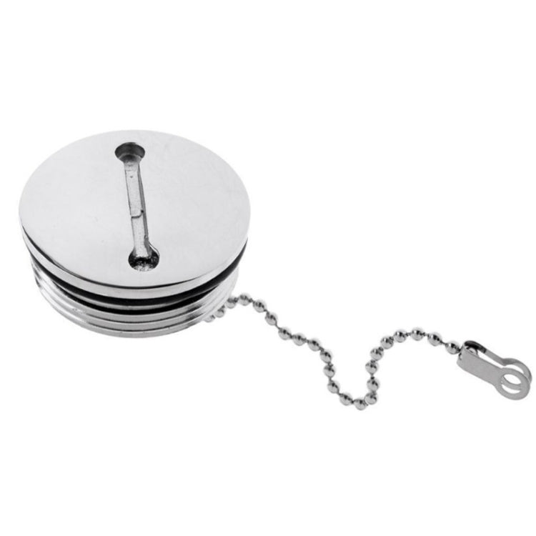Stainless Steel Boat Deck Fill Filler Replacement Cap + Chain Boat Replacement Accessories - Boats Accessories by PMC TechLife | Online Shopping South Africa | PMC TechLife