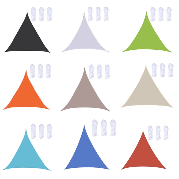 Triangle Outdoor Garden Sunshade Sail Waterproof Anti-UV Canopy, Size: 2m x 2m x 2m(Lake Blue) - Tents & Accessories by PMC TechLife | Online Shopping South Africa | PMC TechLife