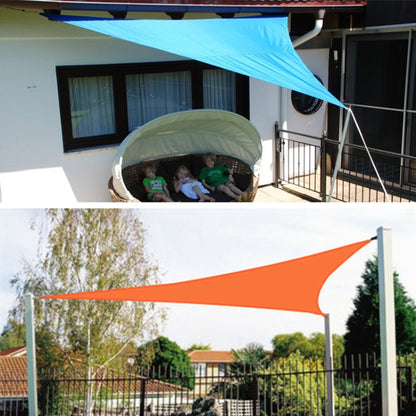 Triangle Outdoor Garden Sunshade Sail Waterproof Anti-UV Canopy, Size: 2.4m x 2.4m x 2.4m(Lake Blue) - Tents & Accessories by PMC Jewellery | Online Shopping South Africa | PMC Jewellery