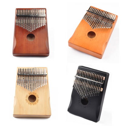 17-Tone Thumb Piano Kalimba Beginners Introduction Finger Piano, Colour: Wooden - Keyboard Instruments by PMC Jewellery | Online Shopping South Africa | PMC Jewellery