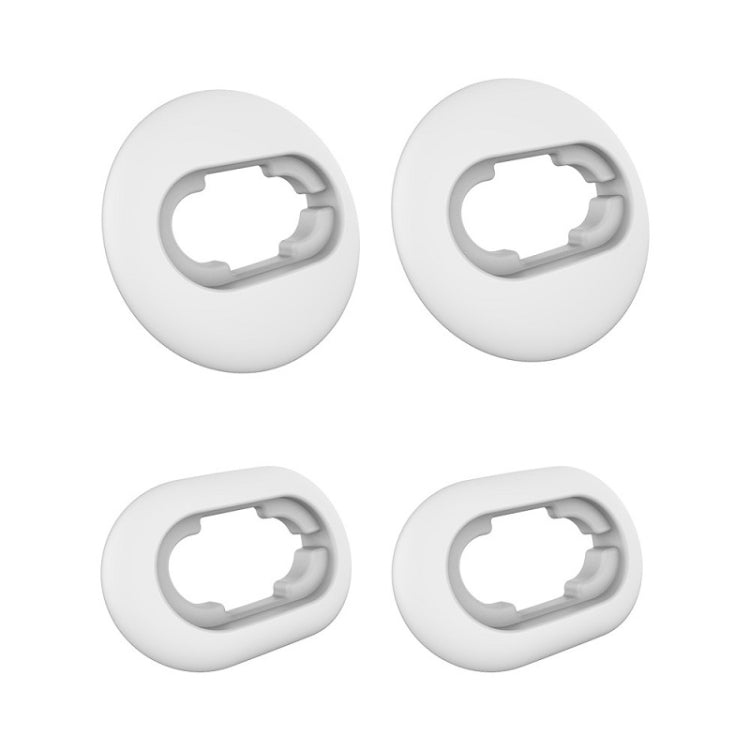 2 Sets Bluetooth Earphone Silicone Earplug Caps For Samsung Galaxy Buds Live(White-2 Pairs) - Anti-dust & Ear Caps by PMC TechLife | Online Shopping South Africa | PMC TechLife