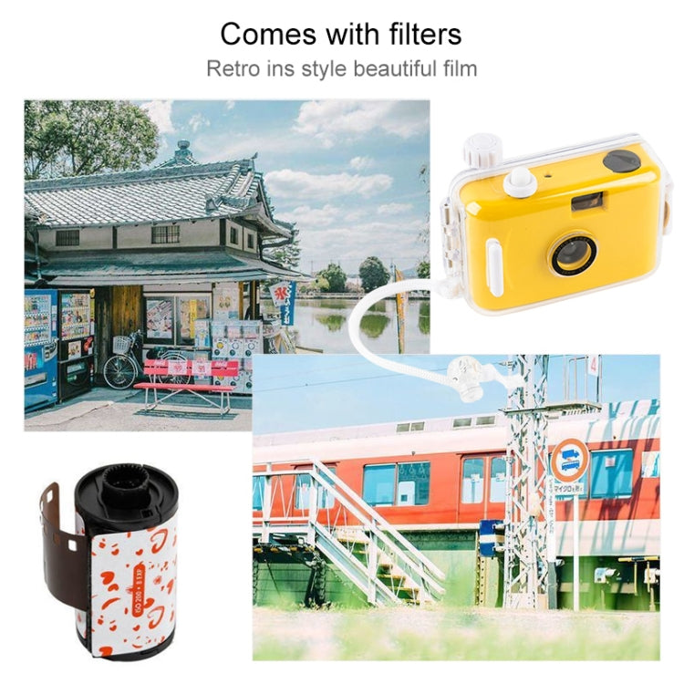 Cute Retro Film Waterproof Shockproof Camera With Disposable Film(All White Shell) - free shipping - PMC TechLife - Order now!