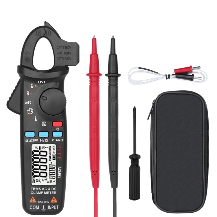BSIDE ACM91 Digital Clamp Meter AC/DC Current 1mA True RMS Auto Range  Capacitor Tester Multimeter(Black) - Digital Multimeter by BSIDE | Online Shopping South Africa | PMC TechLife | Buy Now Pay Later Mobicred