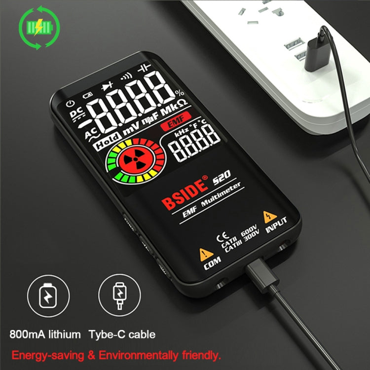 BSIDE S20 Intelligent Large Screen Electromagnetic Radiation Multimeter Tester - Digital Multimeter by BSIDE | Online Shopping South Africa | PMC TechLife | Buy Now Pay Later Mobicred