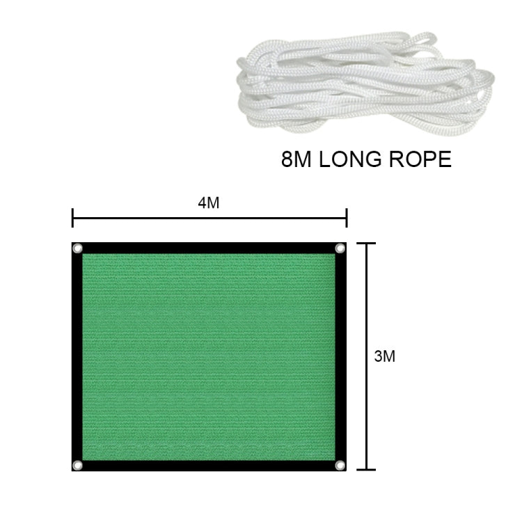 3 x 4m Encryption Sunshade Net Flower Balcony Courtyard Outdoor  Heat Insulation Net - Garden Netting by PMC TechLife | Online Shopping South Africa | PMC TechLife