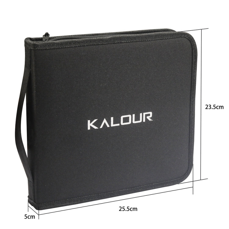 KALOLR YW-PC083  83 in 1 Portable Sketch Tool Water-Soluble Color Lead Metal Color Lead Combination Sketch Drawing Set(Black) - Art Supplies by KALOLR | Online Shopping South Africa | PMC Jewellery | Buy Now Pay Later Mobicred