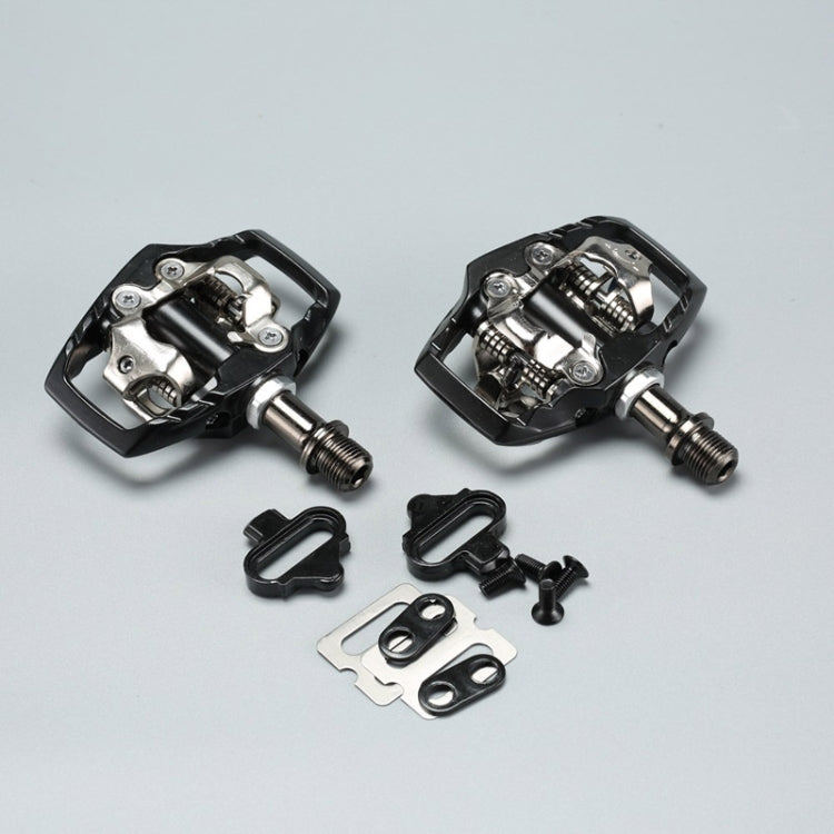 PD-M8020 Mountain Bike Bicycle Self-Locking Pedal With Buckle(Black) - Pedals by PMC TechLife | Online Shopping South Africa | PMC TechLife