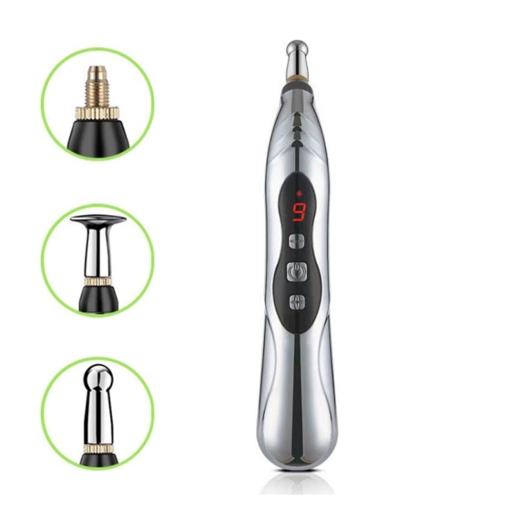 Circulating Energy Automatic Point Finding Meridian Pen Home Pain Electronic Acupuncture Pen Specifications： 3 Head Color Box (Charging Model) - free shipping - PMC TechLife - Order now!