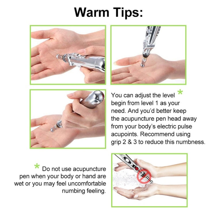 Circulating Energy Automatic Point Finding Meridian Pen Home Pain Electronic Acupuncture Pen Specifications： 3 Head Color Box (Charging Model) - free shipping - PMC TechLife - Order now!