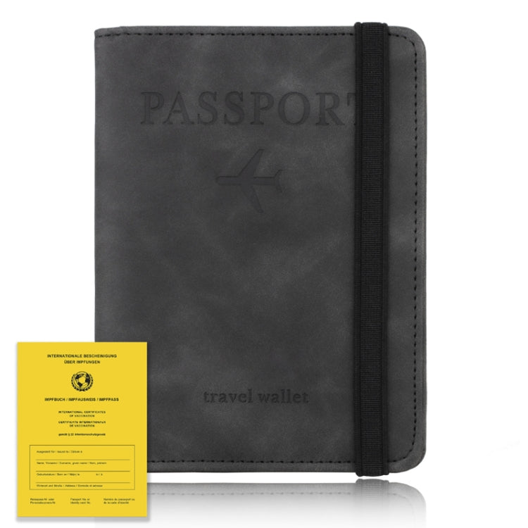 RFID Travel Passport Card Bag Elastic Band Protective Case(Black) - Antimagnetic RFID Package by PMC TechLife | Online Shopping South Africa | PMC TechLife | Buy Now Pay Later Mobicred