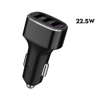 Three USB Ports Car Fast Charging Charger For Huawei/For OPPO/VIVO/OnePlus And Other Flash Charging, Model: GT680 Black - Car Charger by PMC Jewellery | Online Shopping South Africa | PMC Jewellery