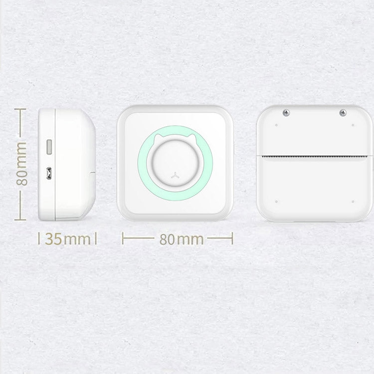 Convenient Pocket Mini Printer Student Wrong Question Thermal Bluetooth Mobile Phone Photo Data Note Printer(Pink) - Photo Printers by Huawei | Online Shopping South Africa | PMC TechLife | Buy Now Pay Later Mobicred