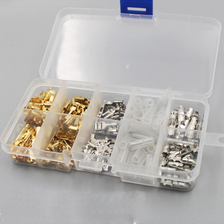 150 PCS Male Female Car Motorcycle Spade Connector Splice Crimp Wire Terminals - Booster Cable & Clip by PMC TechLife | Online Shopping South Africa | PMC TechLife