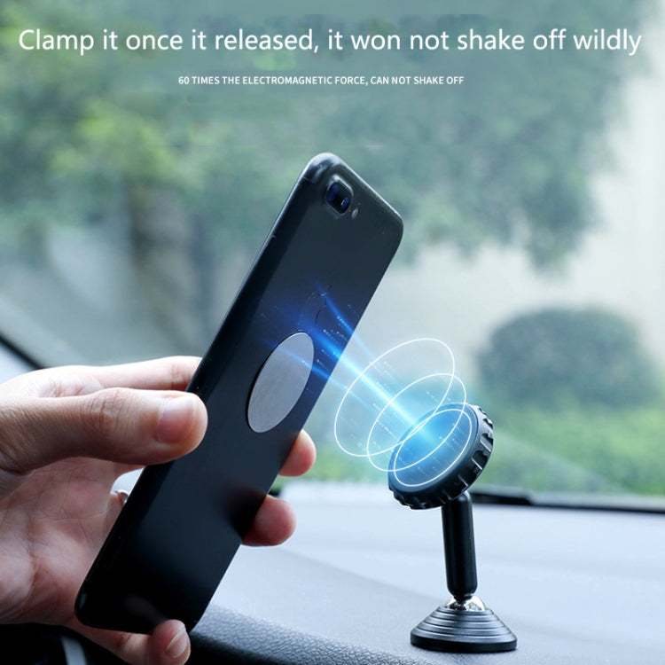 2 PCS Q7 Car Home Mobile Phone Magnetic Bracket Strong Magnetic Double Ball Instrument Panel Navigation Bracket(Black) - Car Holders by PMC TechLife | Online Shopping South Africa | PMC TechLife