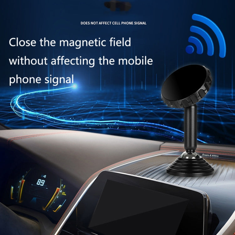 2 PCS Q7 Car Home Mobile Phone Magnetic Bracket Strong Magnetic Double Ball Instrument Panel Navigation Bracket(Black) - Car Holders by PMC TechLife | Online Shopping South Africa | PMC TechLife