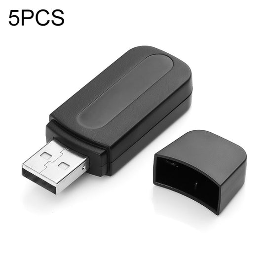 5 PCS USB Bluetooth Music Receiver 3.5mm Bluetooth Speaker Adapter - Audio Receiver Transmitter by PMC Jewellery | Online Shopping South Africa | PMC Jewellery