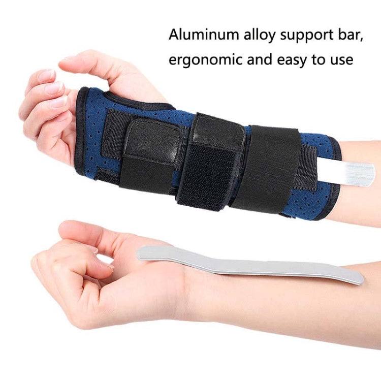 016 Wrist Joint Fixation Belt Sports Joint Dislocation Sprained Bone Fracture Rehabilitation Fixed Splint Guard, Specification: Left Hand(Blue) - Corrector by PMC Jewellery | Online Shopping South Africa | PMC Jewellery