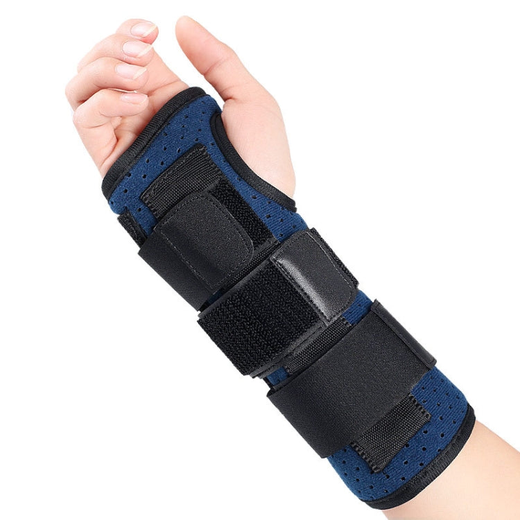 016 Wrist Joint Fixation Belt Sports Joint Dislocation Sprained Bone Fracture Rehabilitation Fixed Splint Guard, Specification: Right Hand(Blue) - Corrector by PMC Jewellery | Online Shopping South Africa | PMC Jewellery