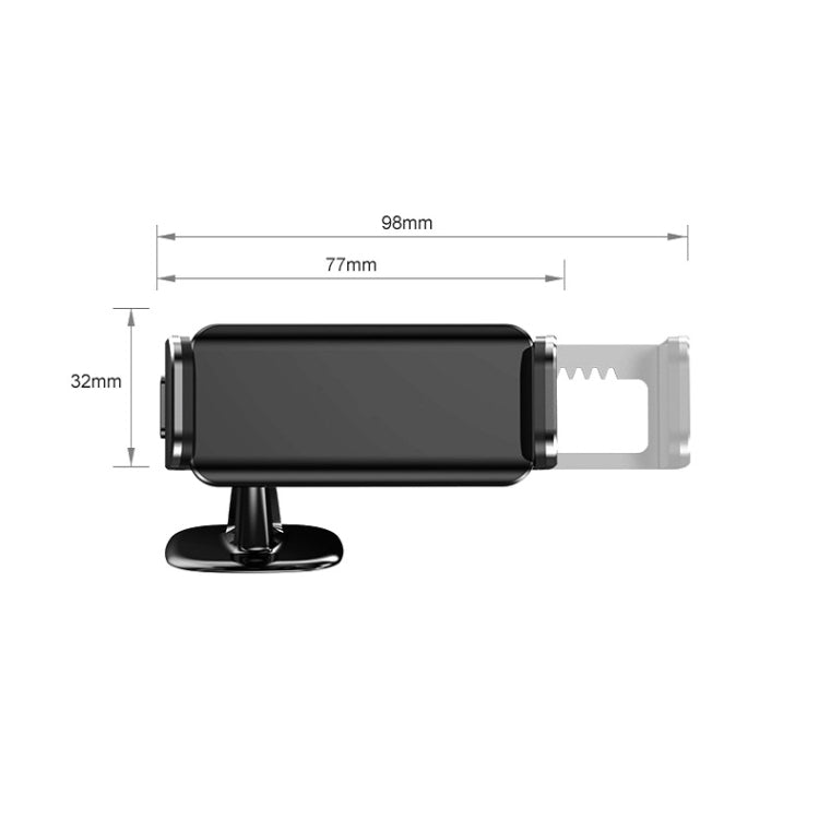 Vehicle-mounted Intelligent Induction Electric Mobile Phone Holder Car Air Outlet Navigation Frame(Abyss Black) - Car Holders by PMC TechLife | Online Shopping South Africa | PMC TechLife
