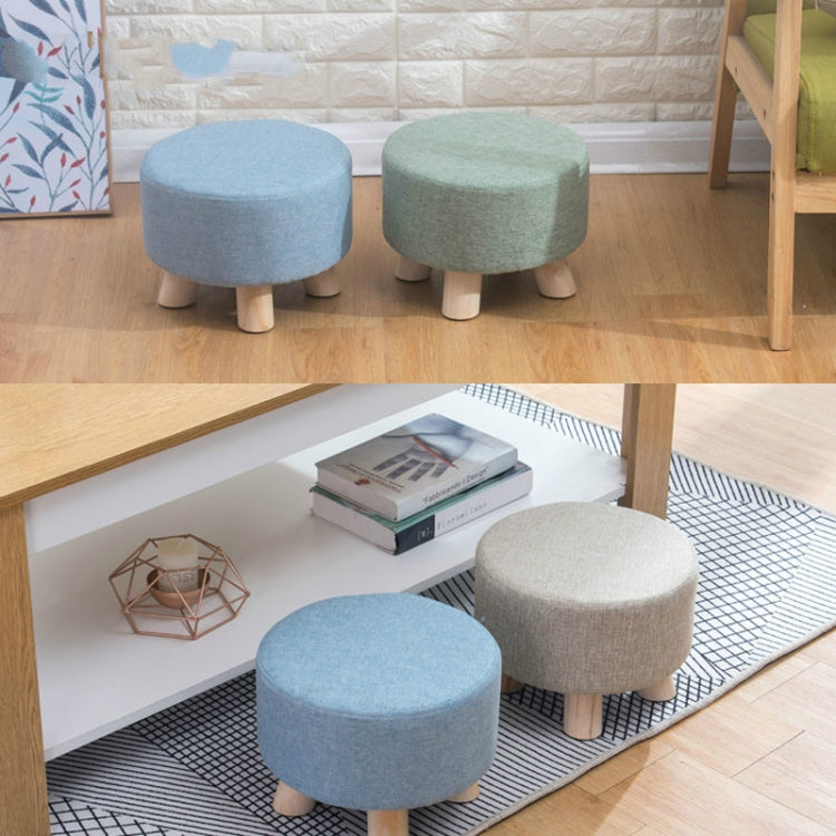 Fashion Creative Small Stool Living Room Home Solid Wood Small Chair(Green) - Chairs by PMC TechLife | Online Shopping South Africa | PMC TechLife | Buy Now Pay Later Mobicred