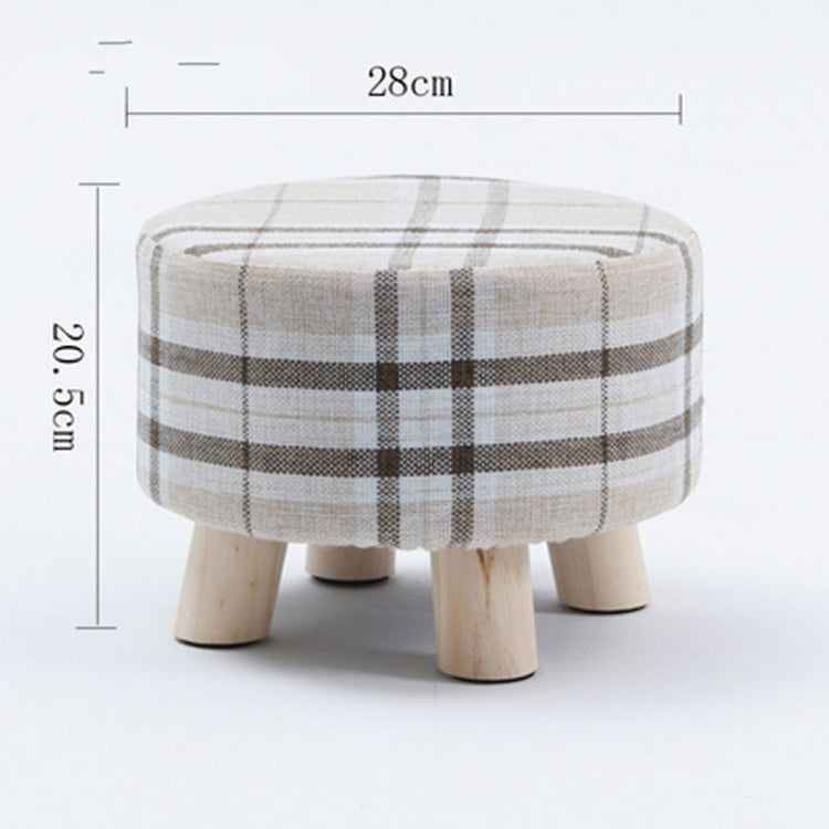 Fashion Creative Small Stool Living Room Home Solid Wood Small Chair(Blue) - Chairs by PMC TechLife | Online Shopping South Africa | PMC TechLife | Buy Now Pay Later Mobicred