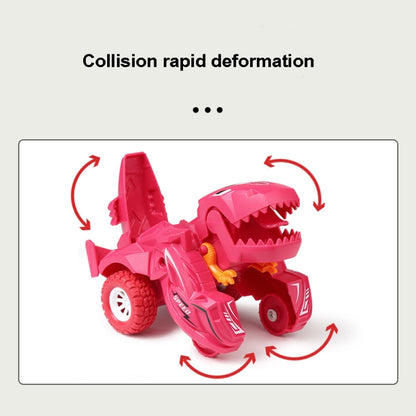 2 PCS Dinosaur Deformation Car Children Inertial Sliding Car Model Toy(Orange) - Model Toys by PMC Jewellery | Online Shopping South Africa | PMC Jewellery