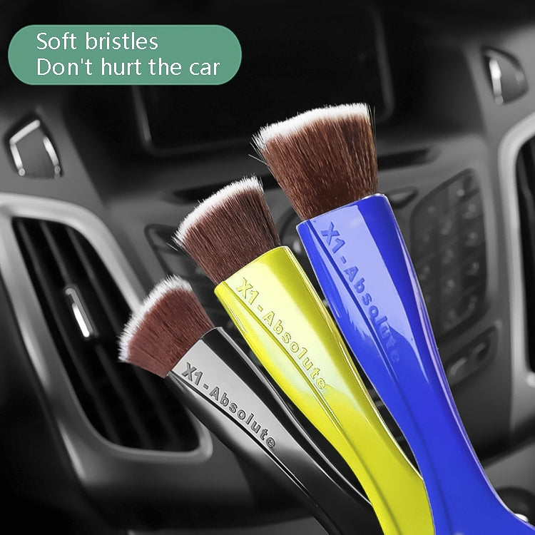 Car Air-Conditioned Air Outlet Cleaning Brush Car Interior Cleaning Tool Dust  Soft Hair Brush(Black) - Car Washer & Accessories by PMC Jewellery | Online Shopping South Africa | PMC Jewellery