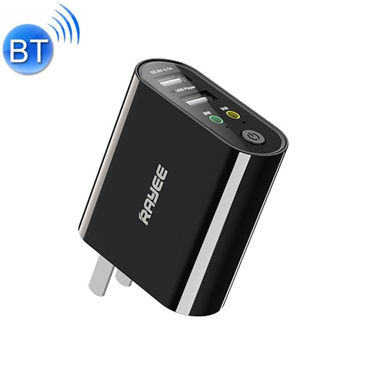 RAYEE K8 Bluetooth 5.0 Audio Receiver & Transmitter 2 in 1 Adapter Support 2.1A Fast Charge U Disk, US Plug - Audio Receiver Transmitter by PMC TechLife | Online Shopping South Africa | PMC TechLife
