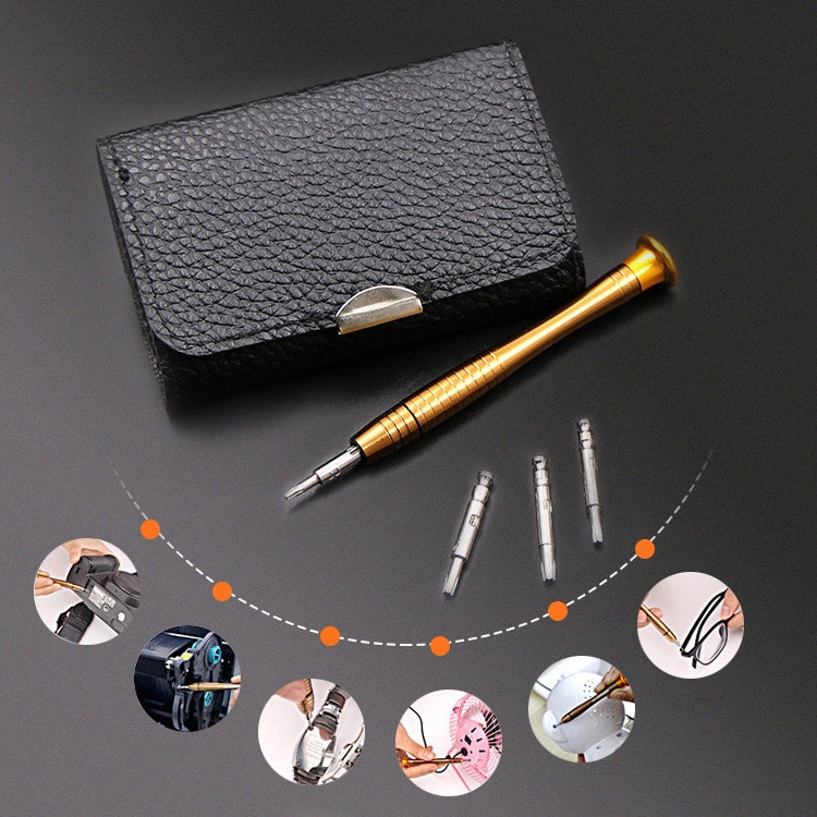 25 In 1 Multi-Purpose Leather Case Manual Screwdriver Batch Set Mobile Phone Notebook Repair Tool(With Magnetic) - Screwdriver Set by PMC TechLife | Online Shopping South Africa | PMC TechLife
