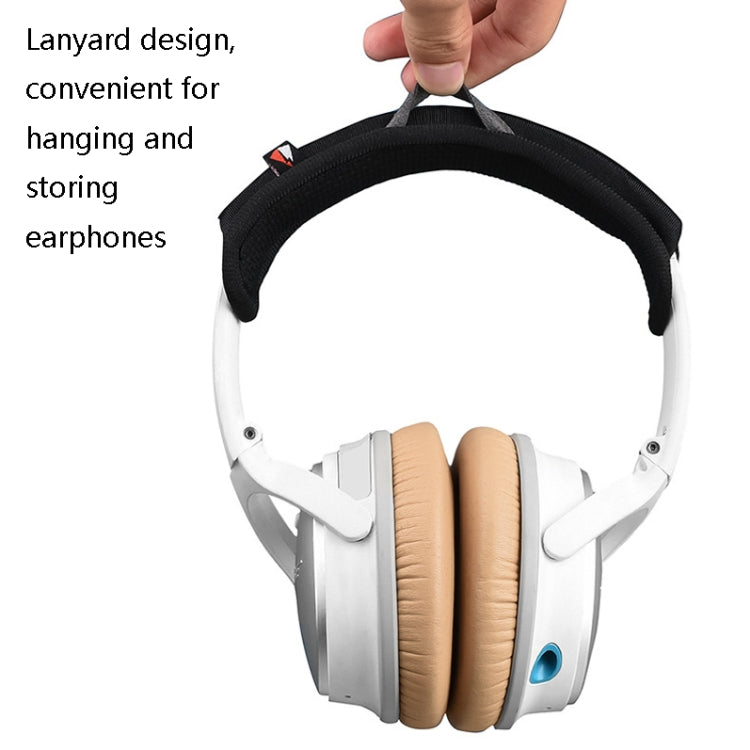 10 PCS G12S Headset Earphone Protection Cover Neoprene Head Beam Protection Pad(Large-Gray) - Earmuff & Pad by PMC TechLife | Online Shopping South Africa | PMC TechLife