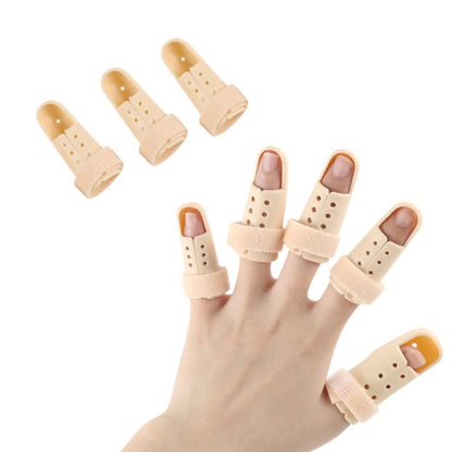 4 PCS Finger Splint Brace Adjustable Finger Support Protector For Fingers Arthritis Joint Finger Injury, Specification: No. 0: 38-42mm(Complexion) - Corrector by PMC Jewellery | Online Shopping South Africa | PMC Jewellery