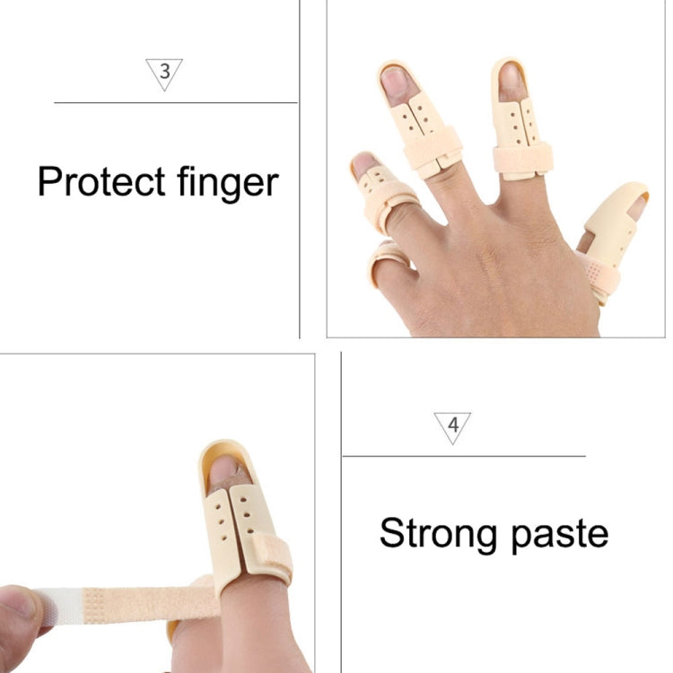 4 PCS Finger Splint Brace Adjustable Finger Support Protector For Fingers Arthritis Joint Finger Injury, Specification: No. 0: 38-42mm(Complexion) - Corrector by PMC Jewellery | Online Shopping South Africa | PMC Jewellery